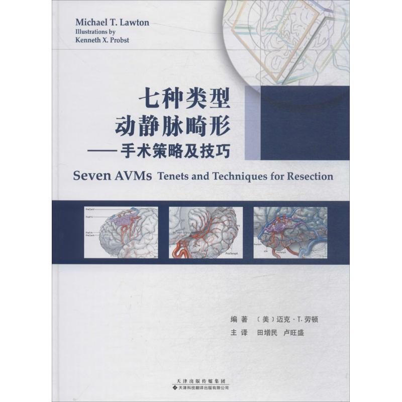 七种类型动静脉畸形 (美)迈克·T.劳顿(Michael T. Lawton) 编著;田增民 等 译 生活 文轩网