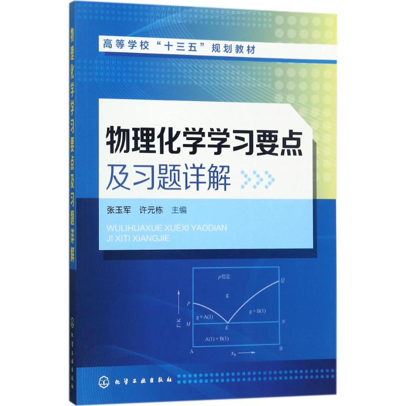 物理化学学习要点及习题详解 张玉军,许元栋 主编 大中专 文轩网