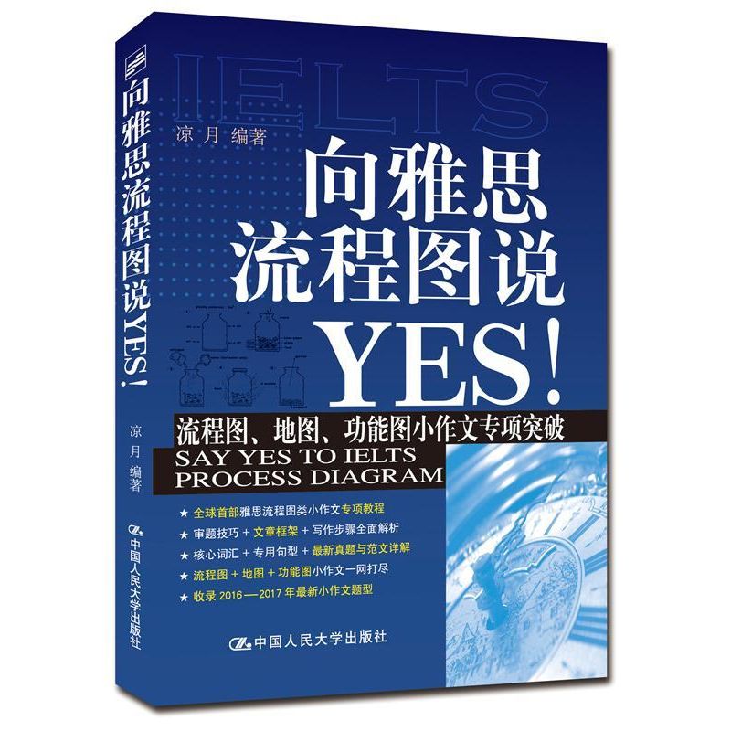 向雅思流程图说YES! 凉月 编著 文教 文轩网