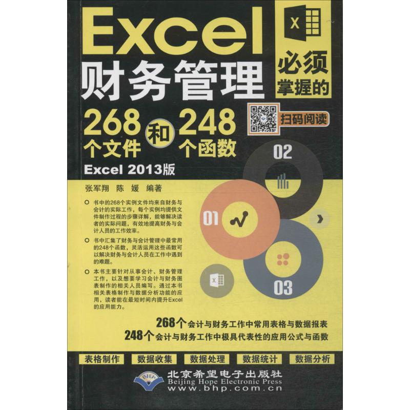 Excel财务管理必须掌握的268个文件和248个函数 张军翔,陈媛 编著 著作 专业科技 文轩网