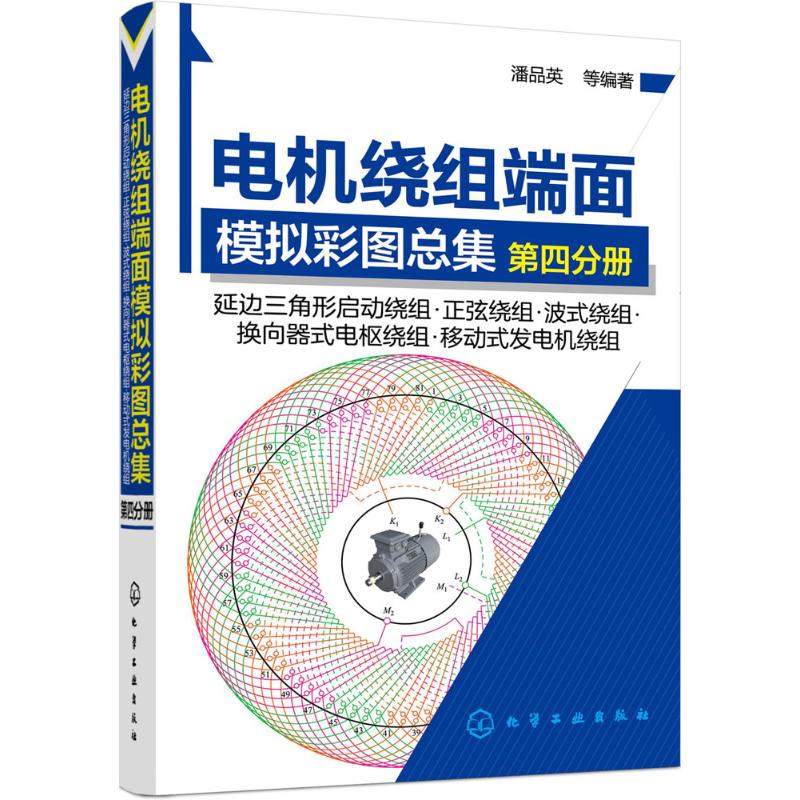 电机绕组端面模拟彩图总集 潘品英 等 编著 著 专业科技 文轩网