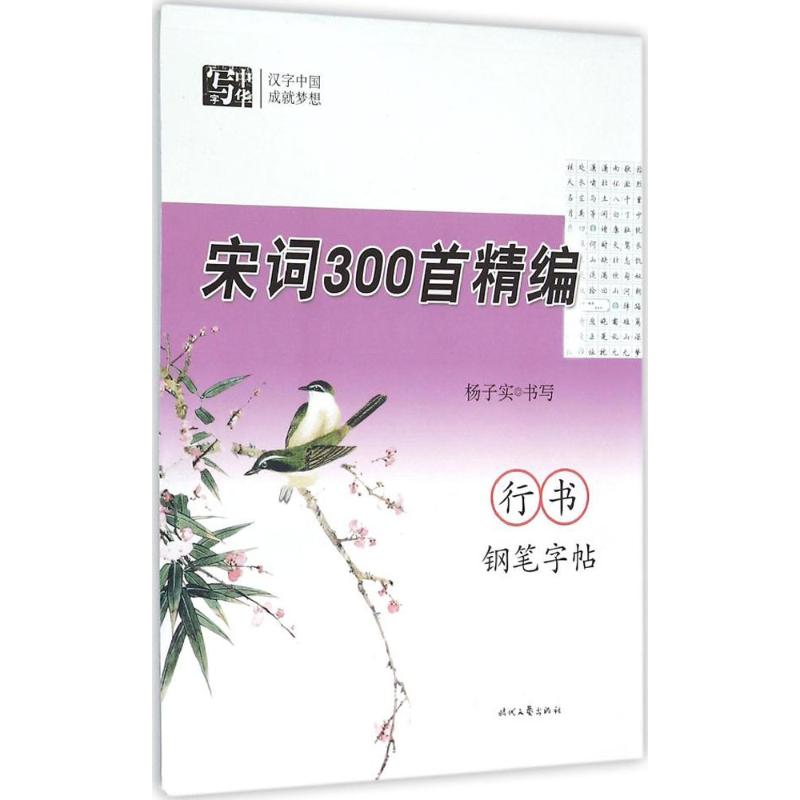 宋词300首精编行书钢笔字帖 杨子实 书 著 文教 文轩网