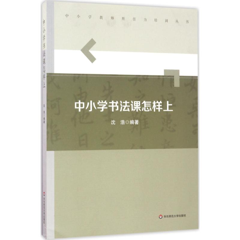 中小学书法课怎样上 沈浩 编著 著 文教 文轩网