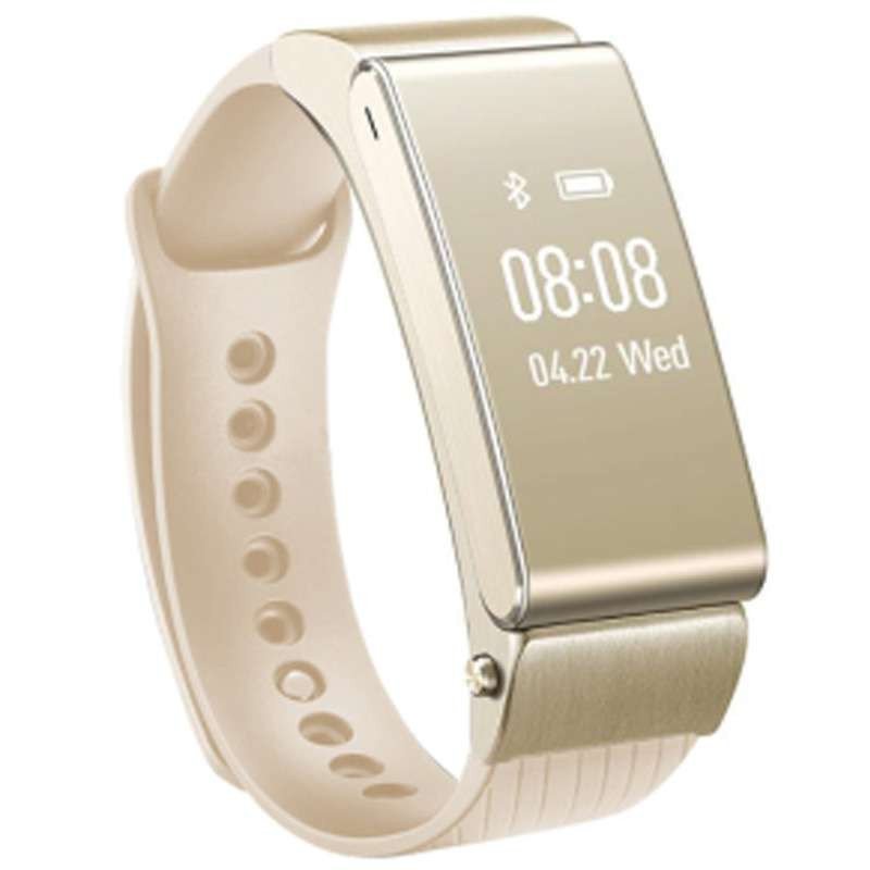 华为Talkband B2智能手环  手表 运动手环 蓝牙耳机 可通话智能设备 运动版（金色）