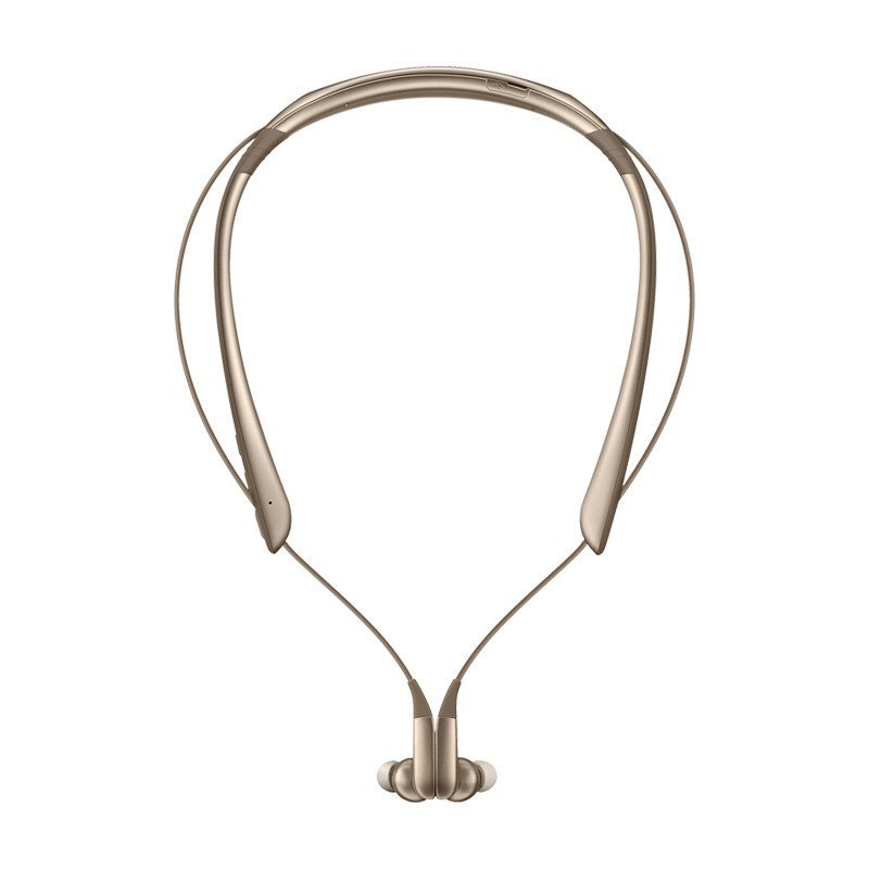 三星 Level U Pro升级版音乐蓝牙耳机 项圈式蓝牙 音乐耳机 运动手机入耳式耳机 三星S7 S6 通用（流光金）