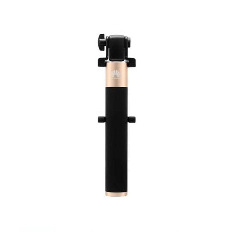 华为新款华为自拍杆自拍神器通用型mate8 5x 荣耀7i P9线控自拍神器 IOS 安卓兼容（暗夜黑）