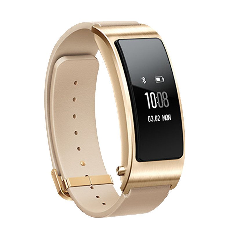 Huawei/华为 TalkBand B3 智能穿戴设备 华为智能手表 B3耳塞式蓝牙手环 可通话智能穿戴 商务版金色