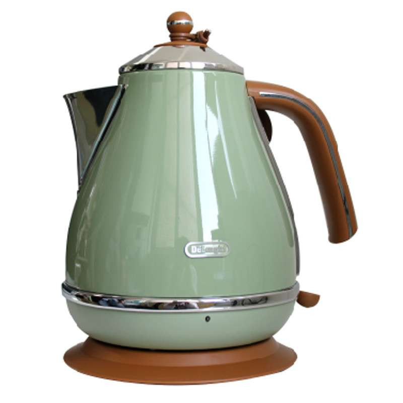 德龙(DeLonghi) KBO2001.VGR（橄榄绿）电热水壶 食品级304不锈钢 1.7升 大容量 自动断电