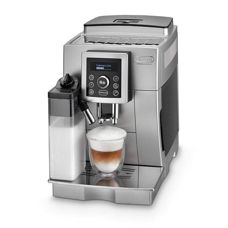 德龙(DeLonghi) ECAM23.460.S 全自动咖啡机意式家用商用咖啡机蒸汽式自动打奶泡豆粉两用原装进口