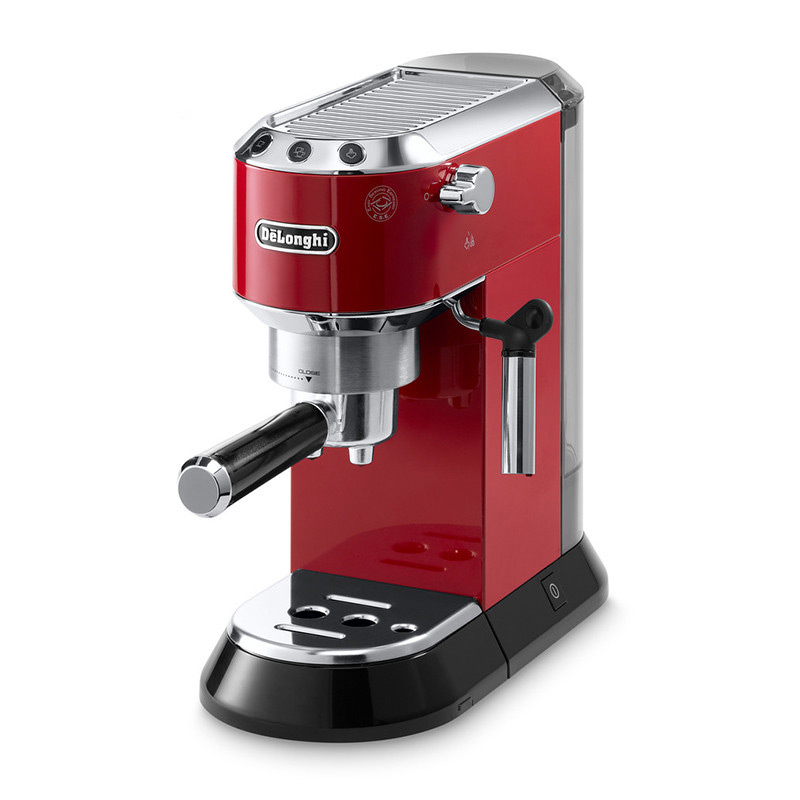 德龙（Delonghi） EC680（红色）泵压式 咖啡机 半自动咖啡机 手磨咖啡机 家用煮咖啡机 卡布奇诺 花式咖啡