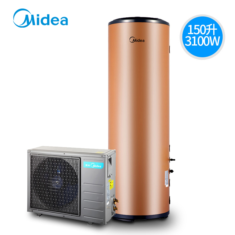 美的(Midea)KF66/150L-MI(E4)空气能热水器家用150升 空气源热泵电热水器(3-4人使用)保修6年