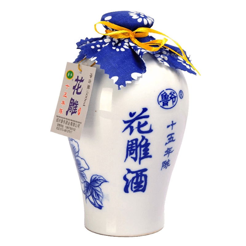 绍兴黄酒十五年陈传统糯米酒半干型 500ML