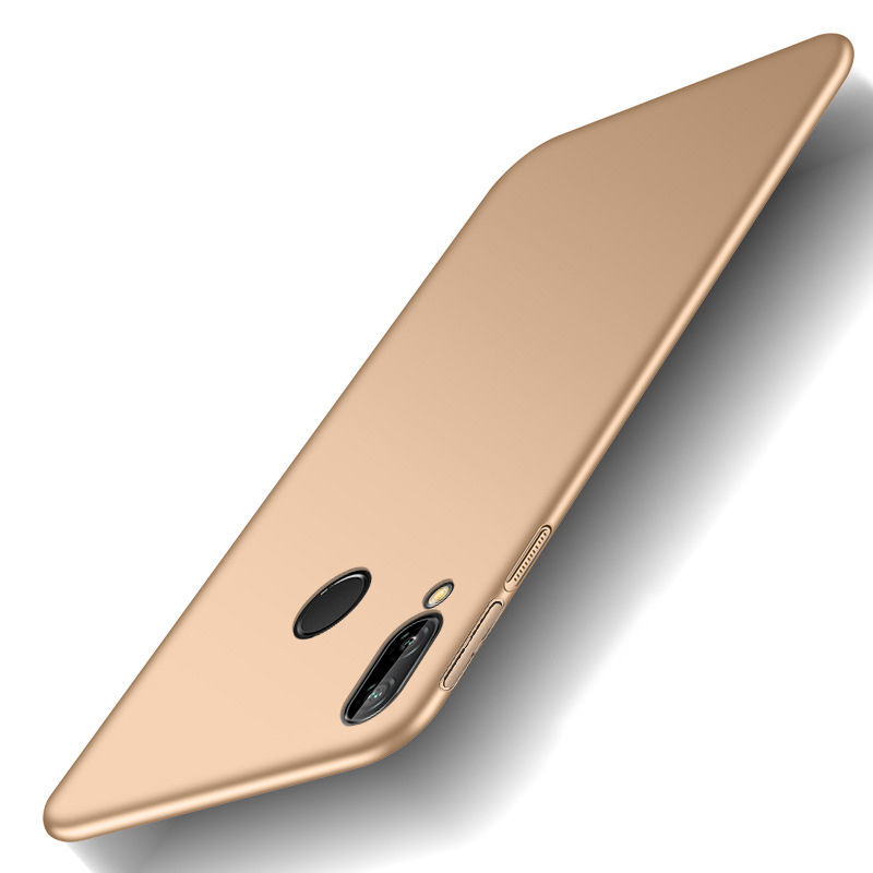 VIPin 华为nova 3e手机壳(送钢化膜) 保护套 华为nova3e 超薄微磨砂硬壳 手机套 金色