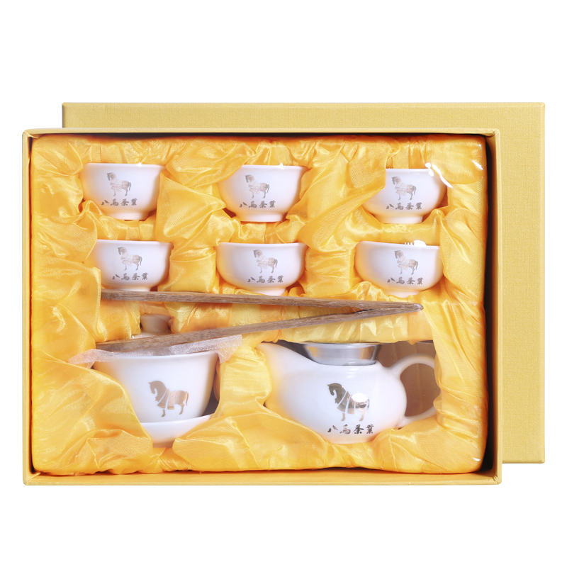 八马茶业 白瓷茶具组1套