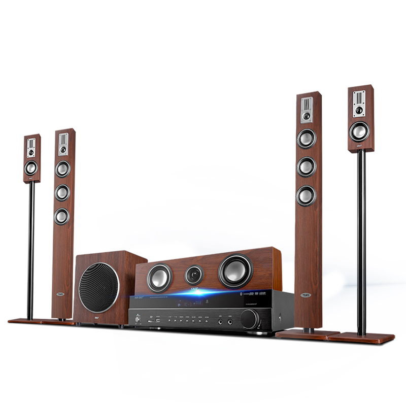 1声道套装家庭影院音响设备木质音响组合家庭客厅ktv电视音响套装家用