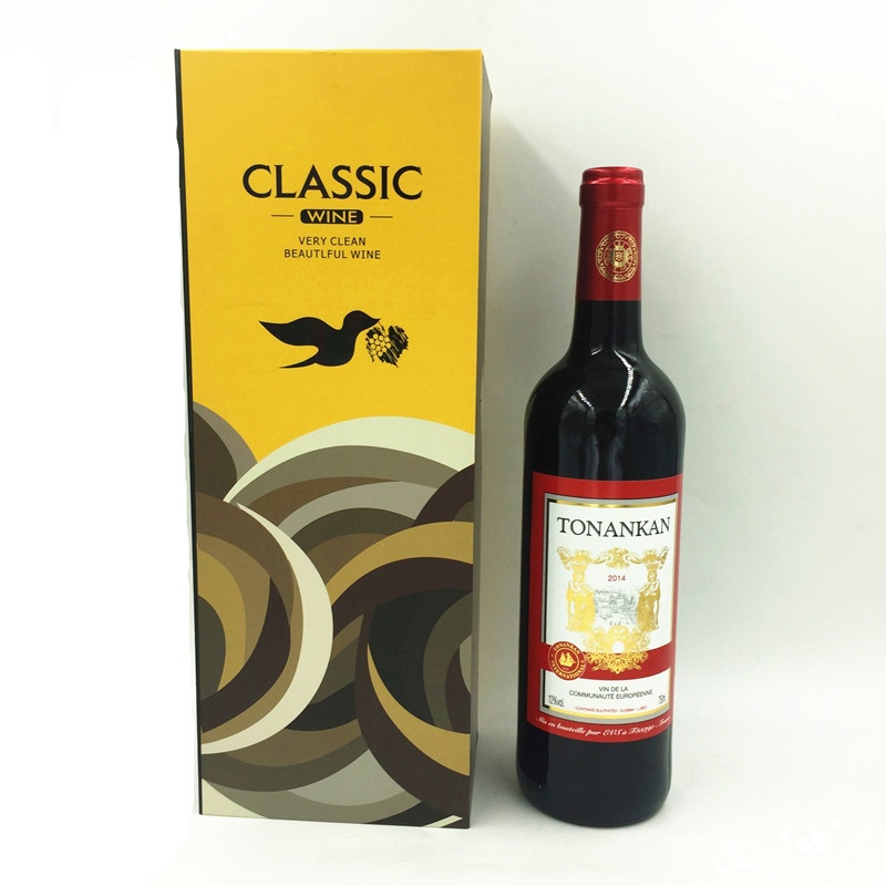 法国波尔多 同安康TONANKAN 干红葡萄酒 750ml 精装单支礼盒