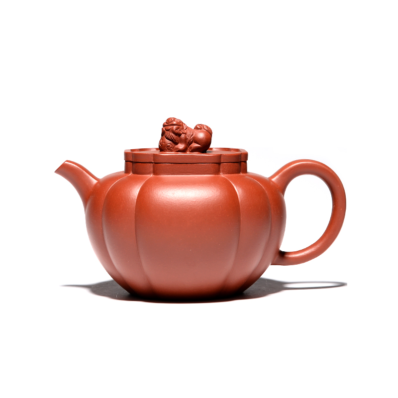 子冶300cc狮球壶原矿大红袍宜兴紫砂壶茶具名家纯全手工茶具正品