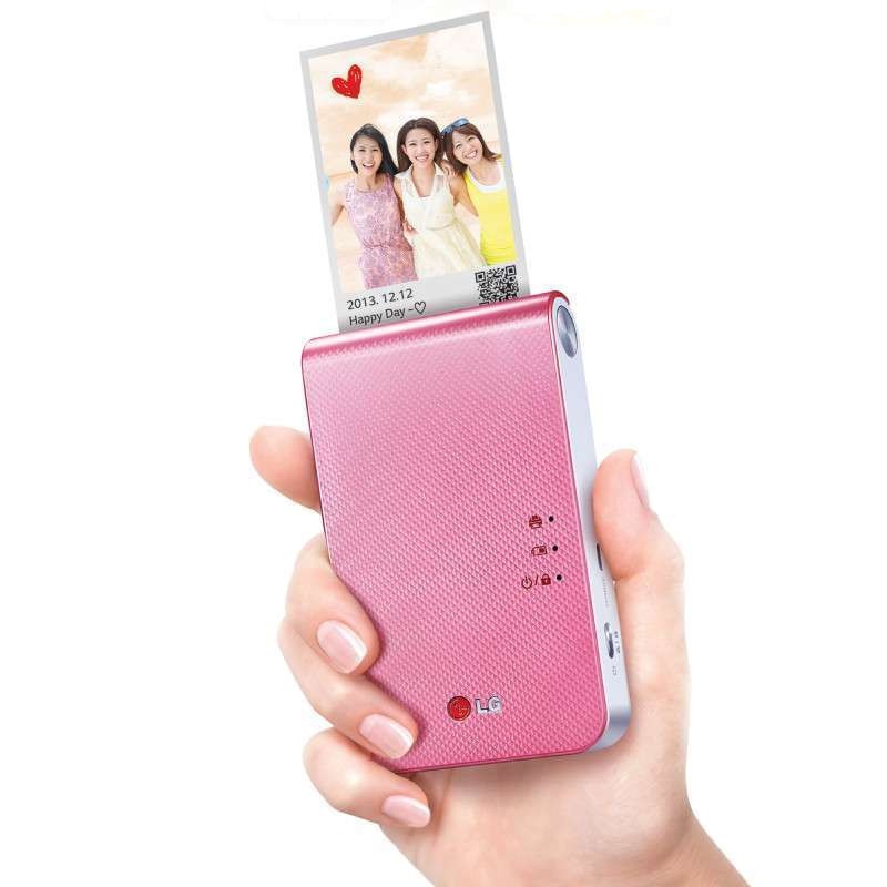 LG PD239P趣拍得口袋相印机(粉色)