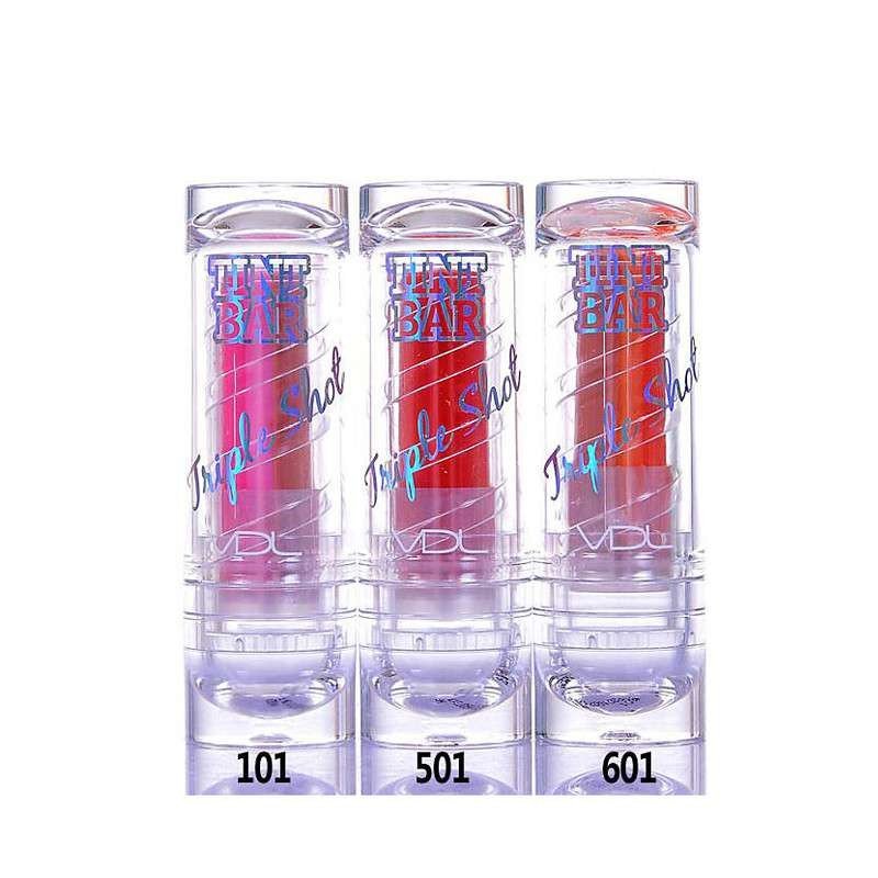 VDL 三色渐变咬唇妆唇膏3.5g 601 桃红色 韩国直邮