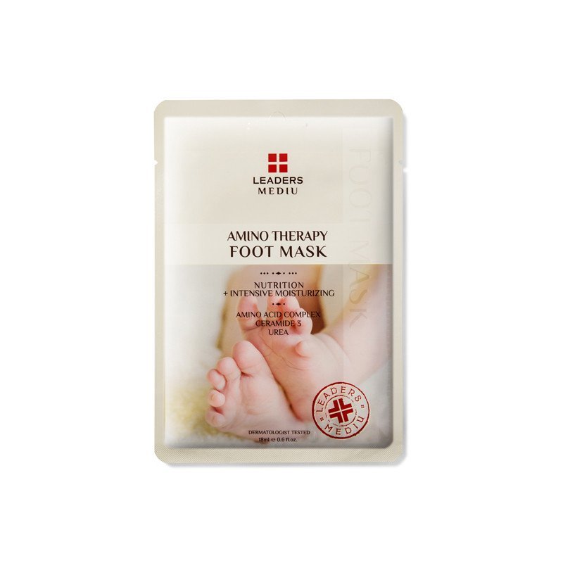 【丽得姿】美蒂优氨基酸营养保湿脚膜（18ml x 5片）