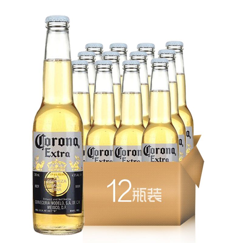 墨西哥风味啤酒 科罗娜(Corona)啤酒330ml*12瓶装