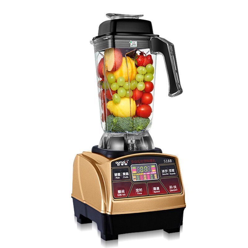 欧麦斯 518B 中国红 多功能破壁料理机家用2200W破壁料理机全营养调理机