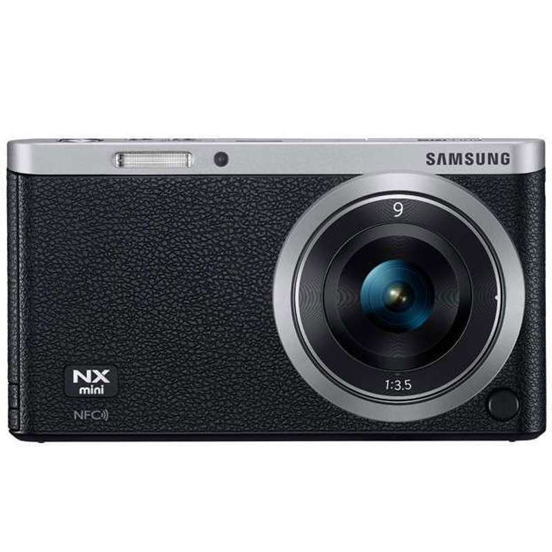 三星微单相机NX mini(黑)+9mm镜头+16G卡