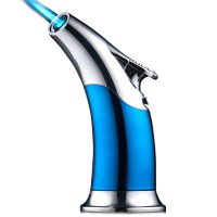 jobon中邦充气防风打火机 男士直冲焊枪点烟器 个性金属