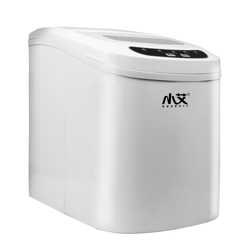 小艾GSN-Z6制冰机全自动商用家用小型奶茶店15Kg台式手动圆冰块制作机