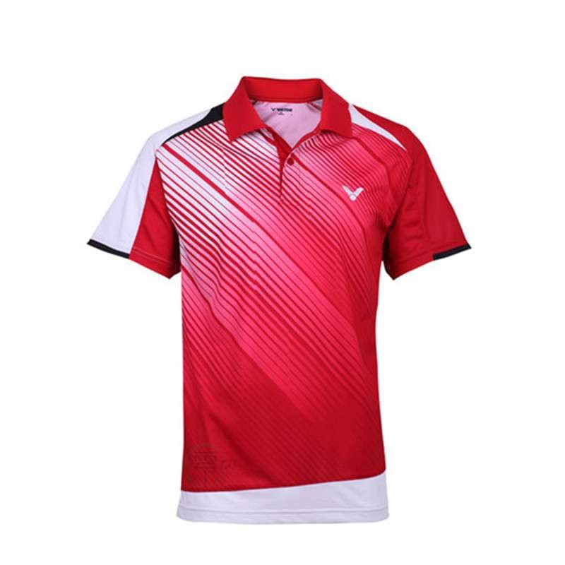 VICTOR/胜利 速干透气 韩国队比赛服 羽毛球服 男款短袖T恤S-2703