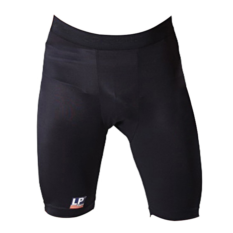 LP欧比莱卡弹力运动束裤627 速干透气防护紧身裤训练运动短裤护具