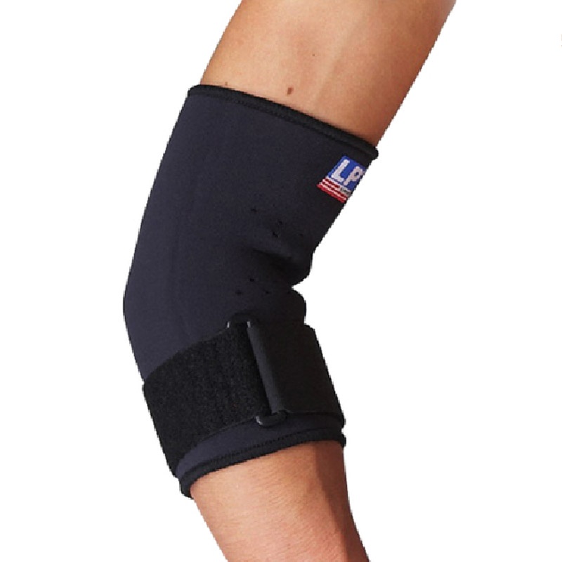 LP欧比护肘复合式肘关节护套723 骑行自行车加长护臂运动护具 单只