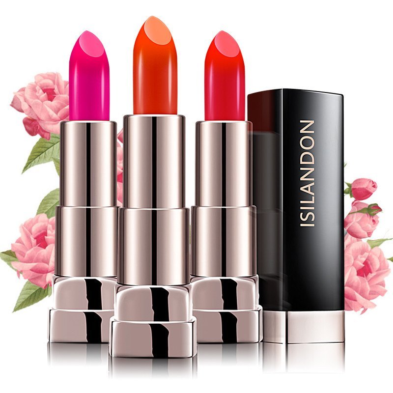 伊诗兰顿口红唇膏3.6g 女士唇彩润唇膏 不易脱妆 持久保湿 霓虹粉