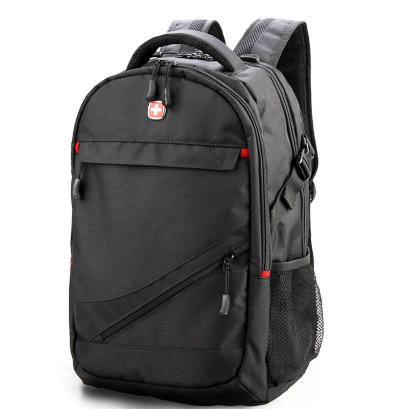 瑞士军士刀双肩包男15.6寸电脑包双肩式背包笔记本电脑数码包商务休闲旅行包书包