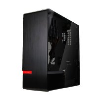 迎广（IN WIN）904 Plus 曜石黑 ATX中塔式机箱 /铝合金/钢化玻璃/双面侧透（USB3.0 *4 ）