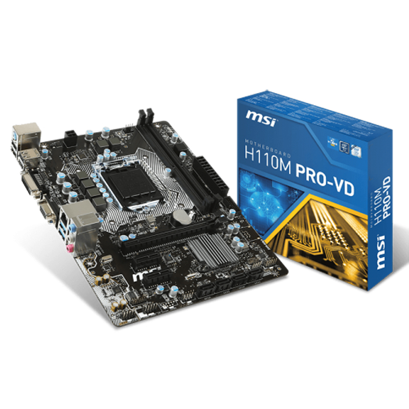 微星（MSI）H110M PRO-VD主板 （Intel H110/LGA 1151）