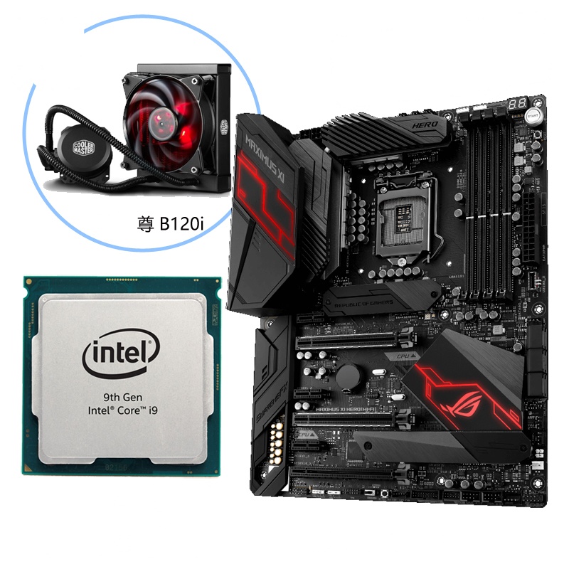 华硕 玩家国度 ROG Maximus XI Hero (Wi-Fi) M11H主板 搭 英特尔 intel 酷睿九代 i9-9900K 散片 主板CPU套装