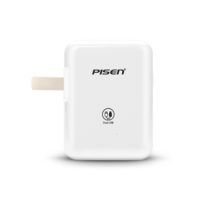 品胜(PISEN)12W充电器苹果平板iPad充电头2.4A双USB多口充头iPhoneXs5六7p8安卓华为手机通用