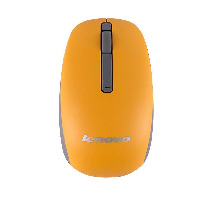 联想(Lenovo) 蓝牙无线鼠标N130 水滴造型 省电节能 黄色