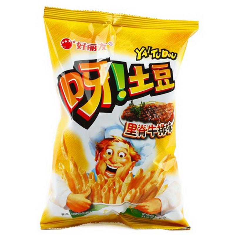 中粮我买网 好丽友呀!土豆里脊(牛排味 袋装 70g)