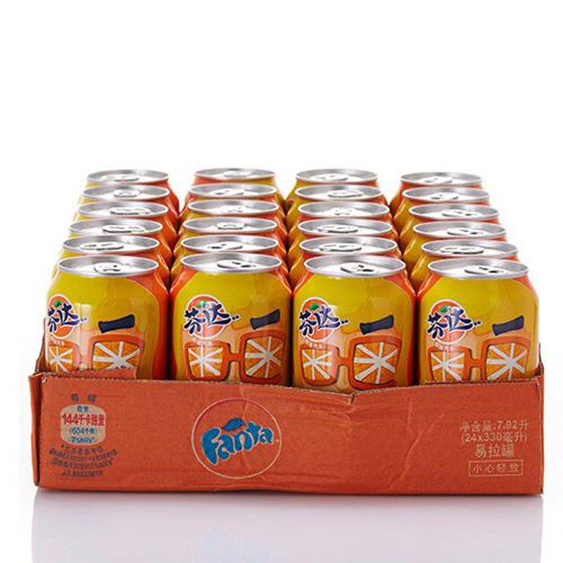 【中粮我买网】【整箱优惠】芬达迷你装330ml*24