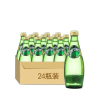 [中粮我买网]巴黎水有气天然矿泉水瓶装330mlx24瓶 法国进口