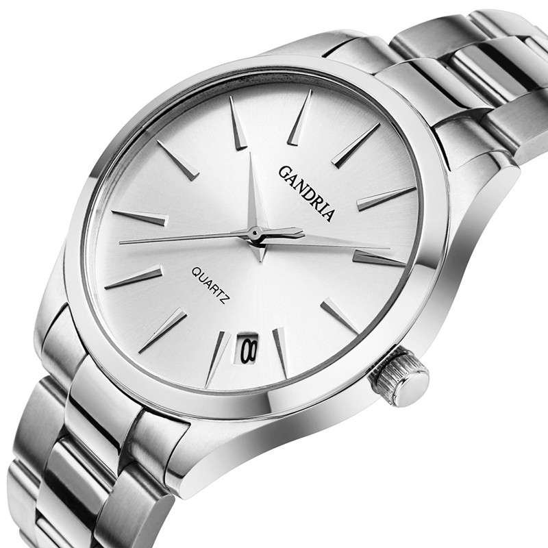 瑞亚情侣手表 防水情侣表 复古表男士手表 蓝宝石镜面7011