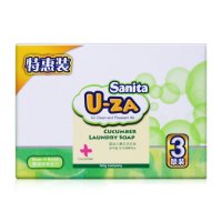 Sanita U-ZA 婴幼儿黄瓜洗衣皂三联装 150g*3块