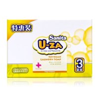 Sanita U-ZA 婴幼儿大豆洗衣皂三联装 150g*3块