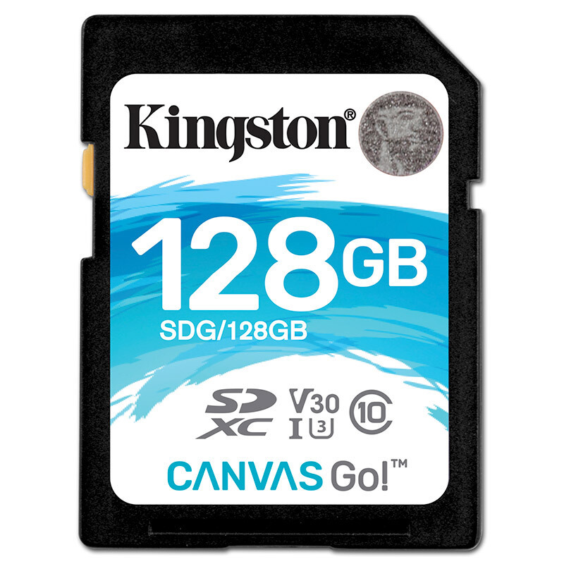 金士顿(Kingston)128G SDG/128G U3 V30(读90写45)SDXC存储卡SD卡相机卡支持4K拍摄