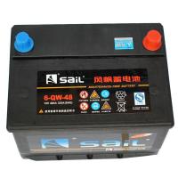 风帆蓄电池6-QW-48L同58500 12V48AH适用五菱之光/扬光/荣光宏光征程汽车电瓶以旧换新