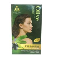 章华染发剂 天峰橄榄染发焗油500ml*2彩色焗油膏 染发剂 护发焗油膏 自然黑色