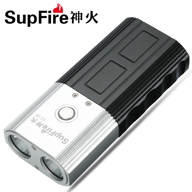 supfire神火bl06自行车骑行手电灯可充电锂电池USB可当充电宝