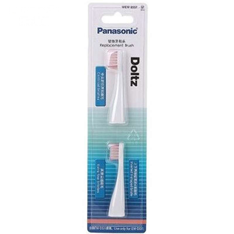 松下(Panasonic)牙刷刷头WEW0957 适用于EW-DS11 2只装 原装正品